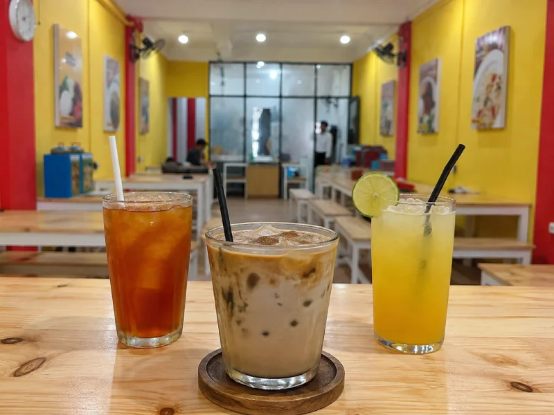 Kopi premium espresso Arabika dan Robusta serta pilihan minuman Ayam Bakar Sugih